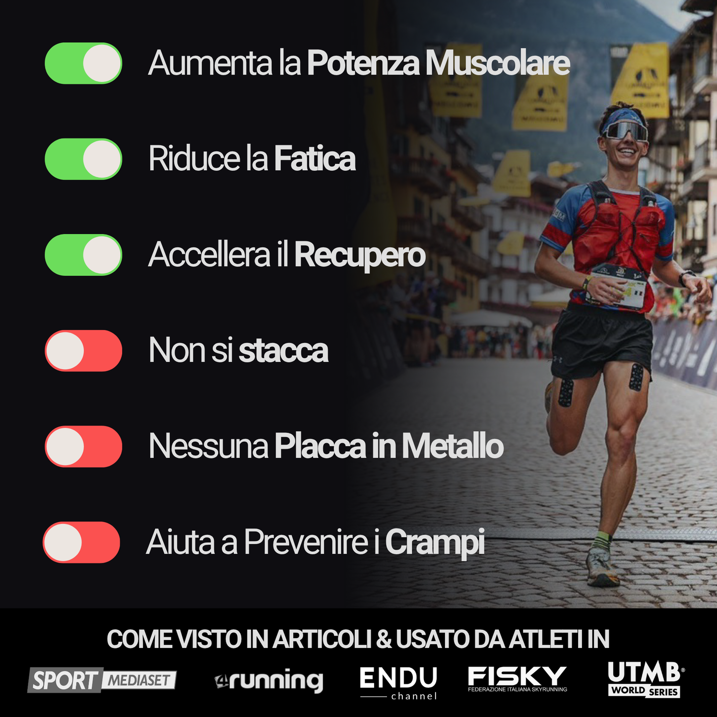 Omstrip Sport | Performance Enhancer | 8 Patches