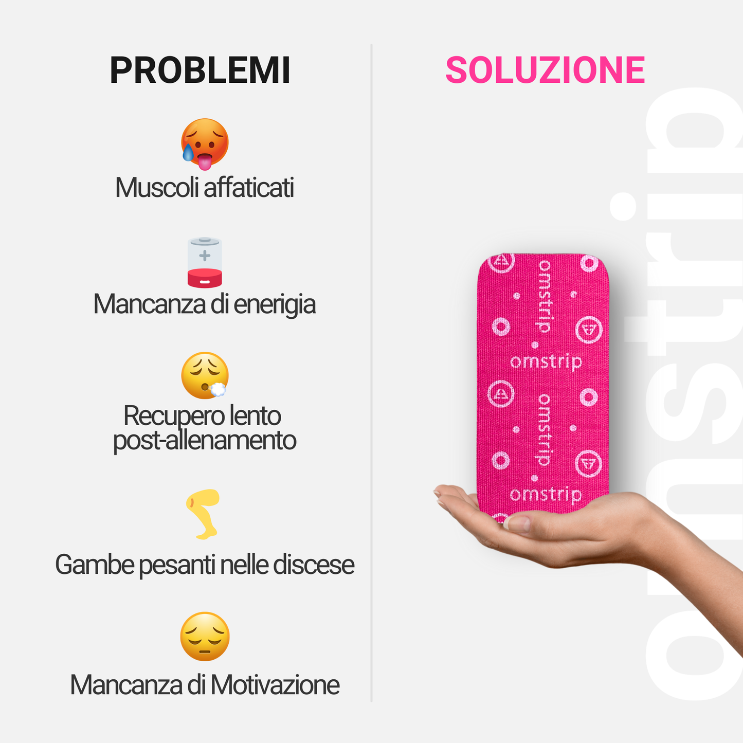 Omstrip Plus | Recovery and Relief | 3m Tape for Custom Cuts