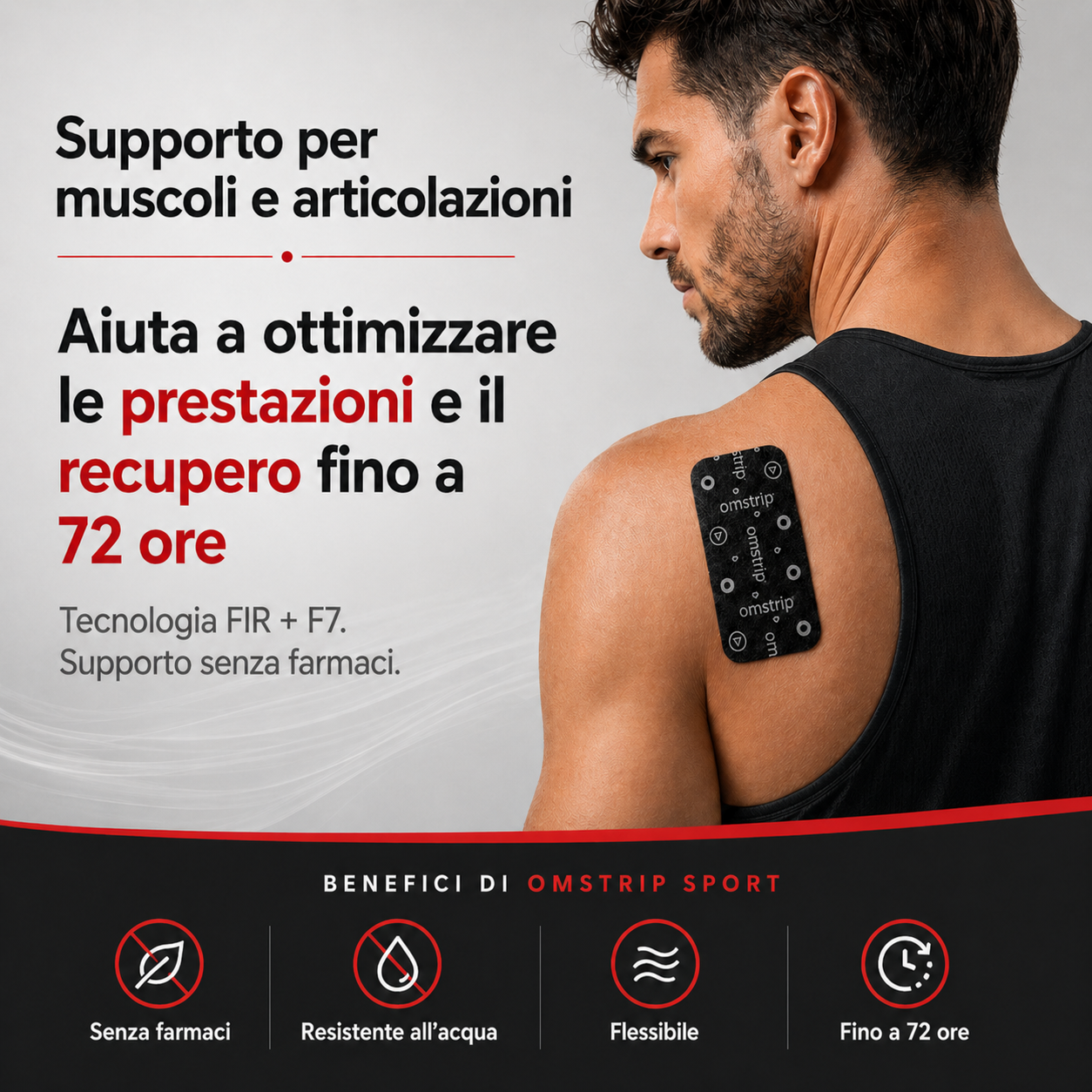 Omstrip Sport | Performance Enhancer | 8 Patches