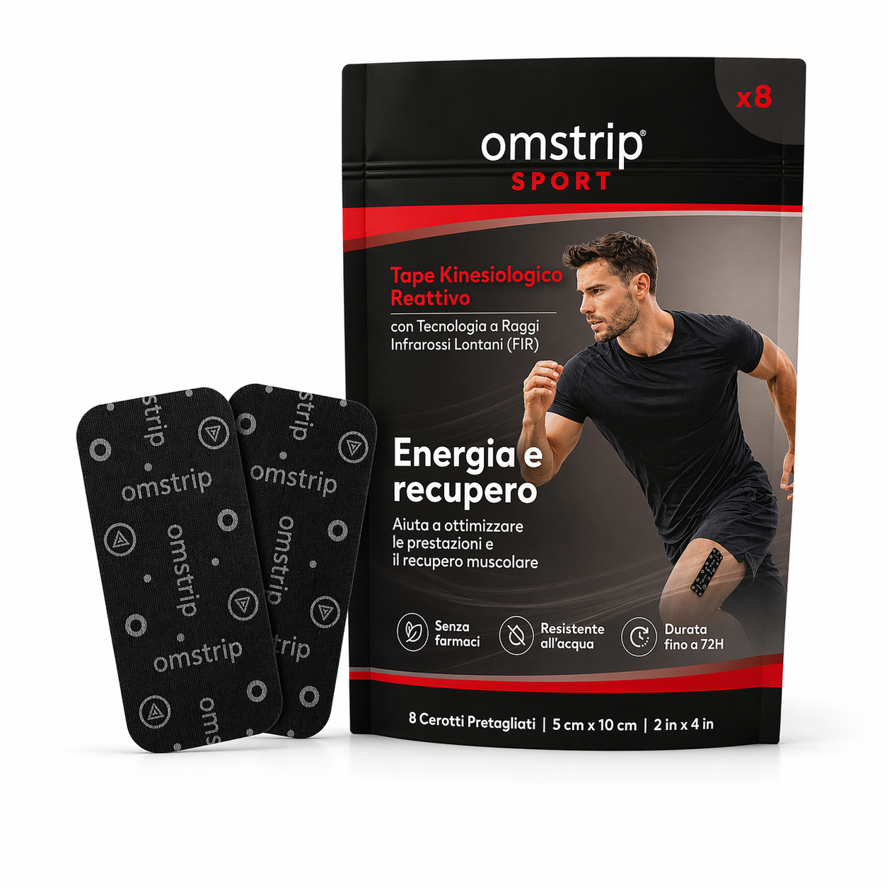 Omstrip Sport | Performance Enhancer | 8 Patches