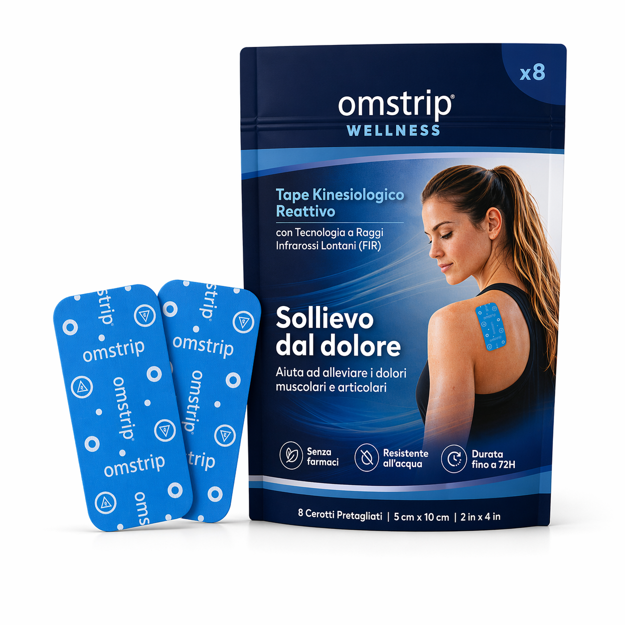 Omstrip Wellness | Pain Relief | 8 Patches