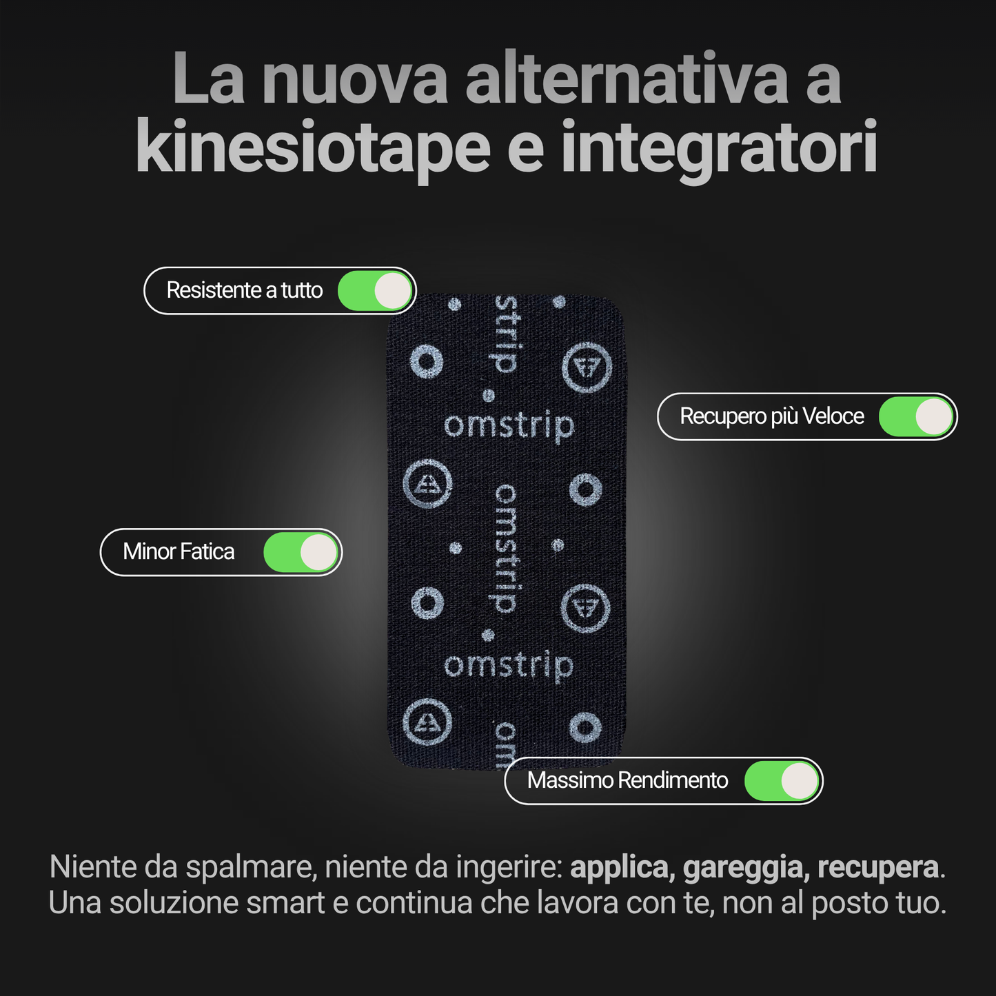 Omstrip Sport | Energia & Recupero | 8 Cerotti