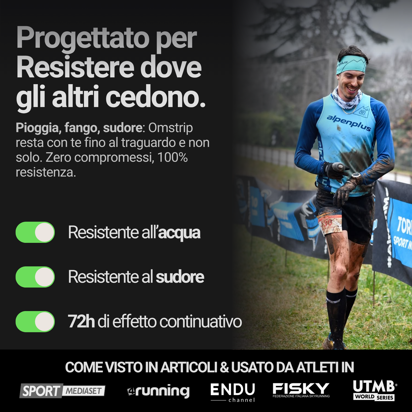 Omstrip Sport | Energia & Recupero | 8 Cerotti