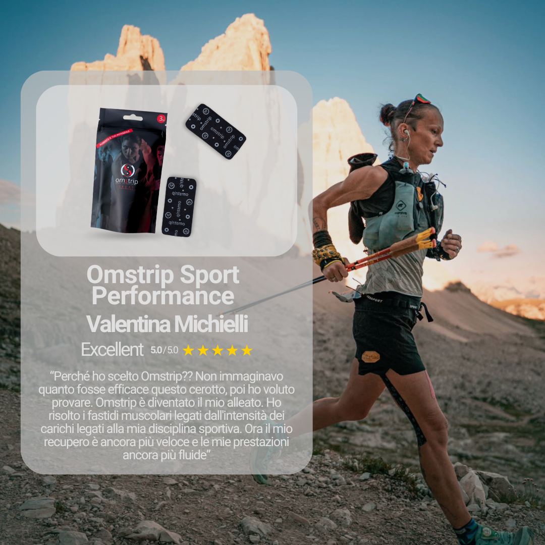 Omstrip Sport | Energia & Recupero | 8 Cerotti